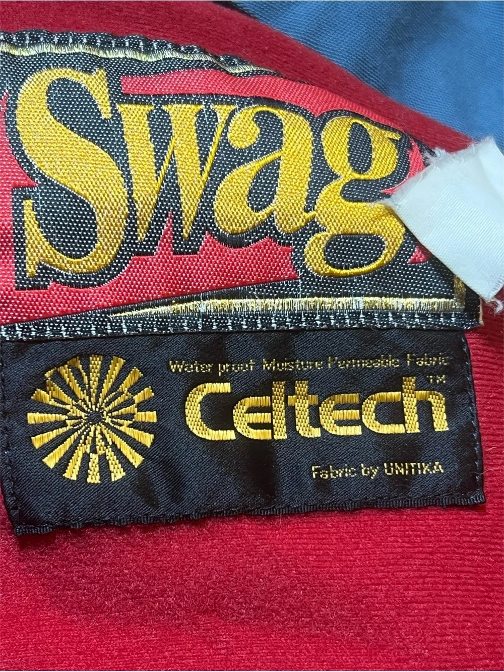 Swag vintage tri color canvas hi/low hem men’s ski jacket size XXL (54)